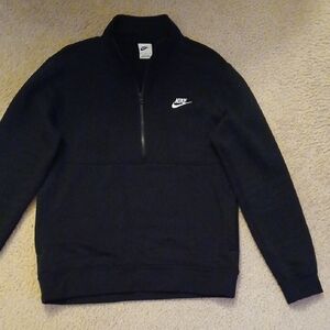 Nike Men's Black Zip-Up Sweater